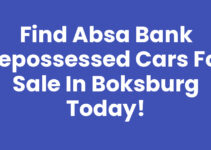 Find Absa Bank Repossessed Cars For Sale In Boksburg Today!
