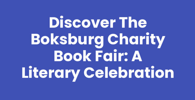 Discover the Boksburg Charity Book Fair: A Literary Celebration