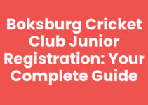 Boksburg Cricket Club Junior Registration: Your Complete Guide