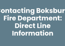 Contacting Boksburg Fire Department: Direct Line Information