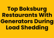 Top Boksburg Restaurants with Generators During Load Shedding