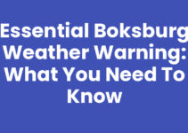 Essential Boksburg Weather Warning: What You Need to Know