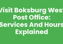 Visit Boksburg West Post Office: Services and Hours Explained