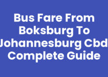 Bus Fare from Boksburg to Johannesburg CBD: Complete Guide
