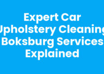 Expert Car Upholstery Cleaning Boksburg Services Explained