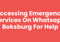 Accessing Emergency Services on WhatsApp Boksburg for Help