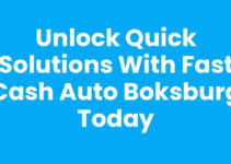 Unlock Quick Solutions with Fast Cash Auto Boksburg Today