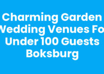 Charming Garden Wedding Venues for Under 100 Guests Boksburg