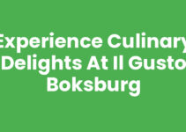 Experience Culinary Delights at Il Gusto Boksburg