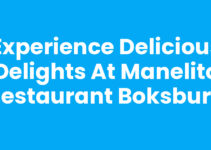 Experience Delicious Delights at Manelito Restaurant Boksburg