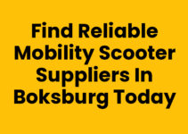 Find Reliable Mobility Scooter Suppliers in Boksburg Today