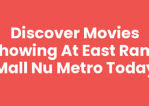 Discover Movies Showing at East Rand Mall Nu Metro Today