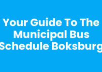 Your Guide to the Municipal Bus Schedule Boksburg