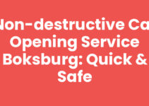 Non-Destructive Car Opening Service Boksburg: Quick & Safe