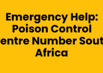 Emergency Help: Poison Control Centre Number South Africa