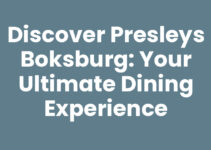 Discover Presleys Boksburg: Your Ultimate Dining Experience