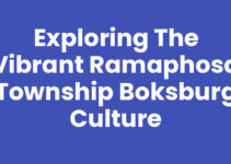 Exploring the Vibrant Ramaphosa Township Boksburg Culture