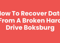 How to Recover Data from a Broken Hard Drive Boksburg