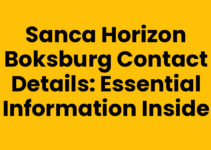 Sanca Horizon Boksburg Contact Details: Essential Information Inside