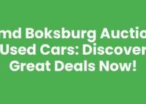 Smd Boksburg Auction Used Cars: Discover Great Deals Now!