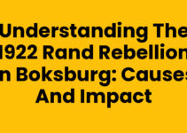 Understanding the 1922 Rand Rebellion in Boksburg: Causes and Impact