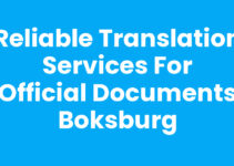 Reliable Translation Services for Official Documents Boksburg