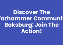 Discover the Warhammer Community Boksburg: Join the Action!