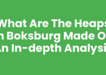 What Are the Heaps in Boksburg Made Of: An In-Depth Analysis