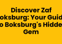 Discover Zaf Boksburg: Your Guide to Boksburg’s Hidden Gem